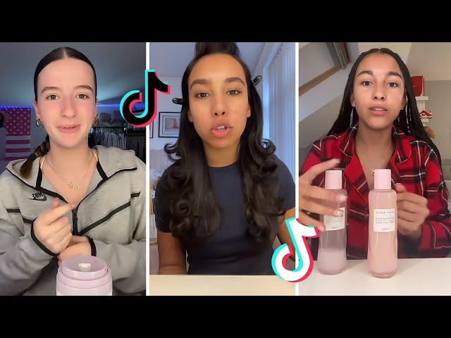 Makeup Tutorial Tiktok Compilation - GRWM  ( Get Ready With Me ) ️(Skincare, Makeup, Outfits) 1025