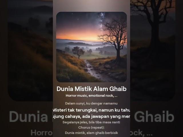 DUNIA MISTIK ALAM GHAIB