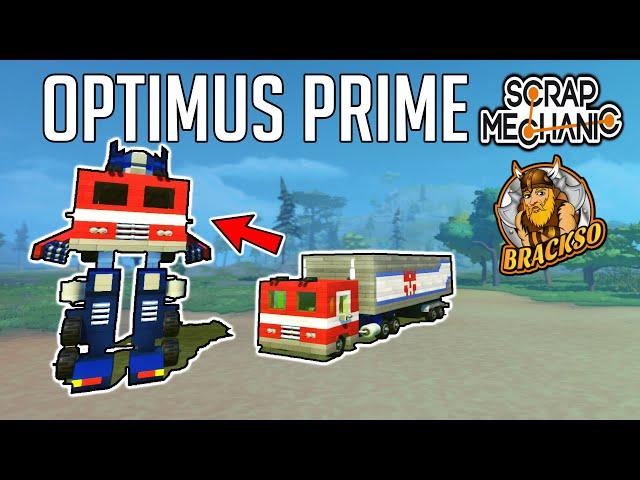 Transformer G1 Optimus Prime in Scrap Mechanic!