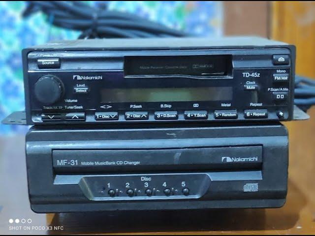 Nakamichi Car Audio TD-45z + Nakamichi MF-31 CD Changer