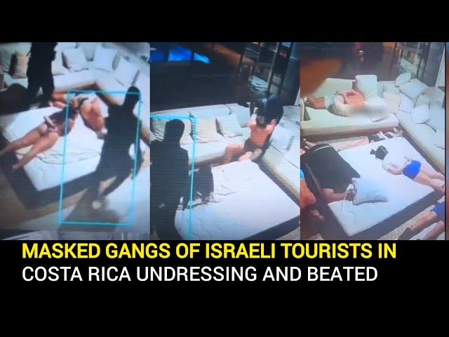 Masked Gang Ties and Beats Israeli Tourists at Gunpoint in Costa Rica, watch The Video