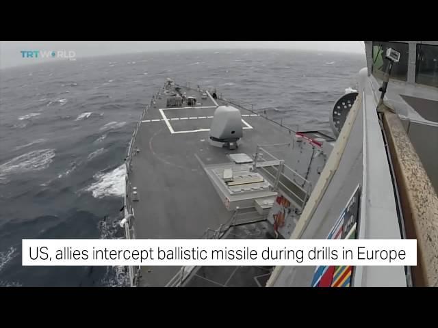 TRT World: US allies intercept ballistic missile during drills in Europe