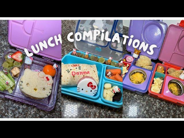 Estas fueron las Loncheras escolares de la semana para mis hijas #schoollunch