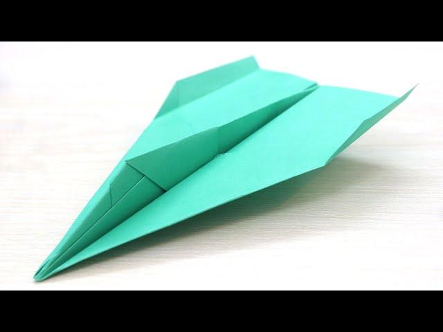 How to Make a Paper Jet Airplane that Flies Far - Easy Jet Paper Plane