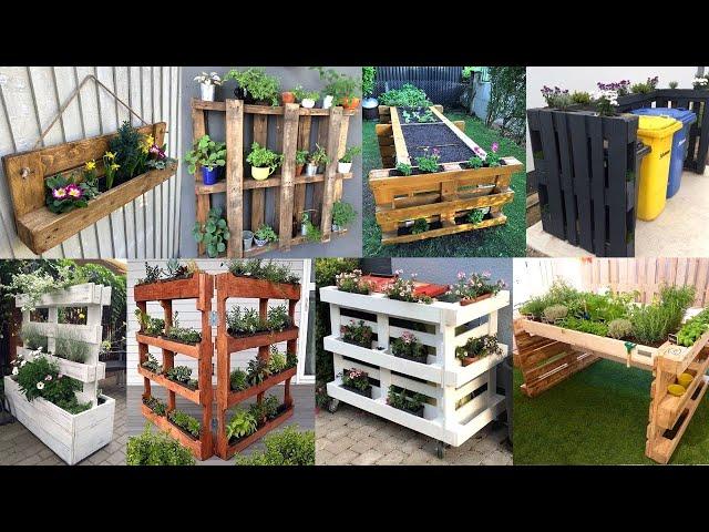 75+ Wooden Pallet Garden Decoration Ideas / Garden Pallet DIY Projects