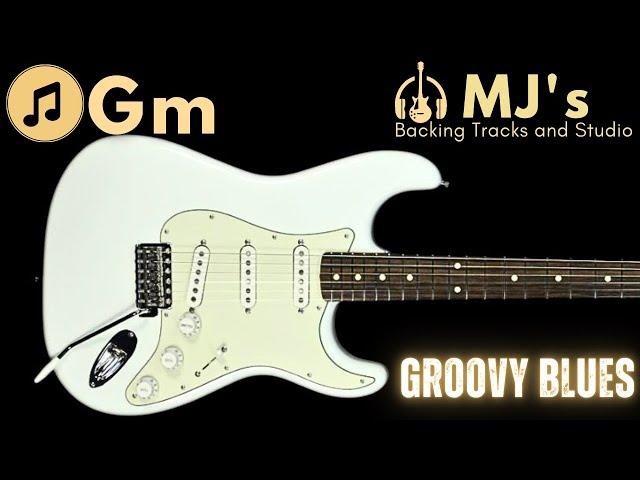 Soulful Groovy Blues in G minor | 80 bpm | Guitar Backing Track