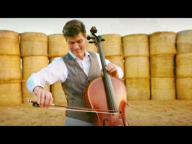 Here Comes The Sun – Cello Cover by Felician Kalmus | Filmed in a Magical Hayfield