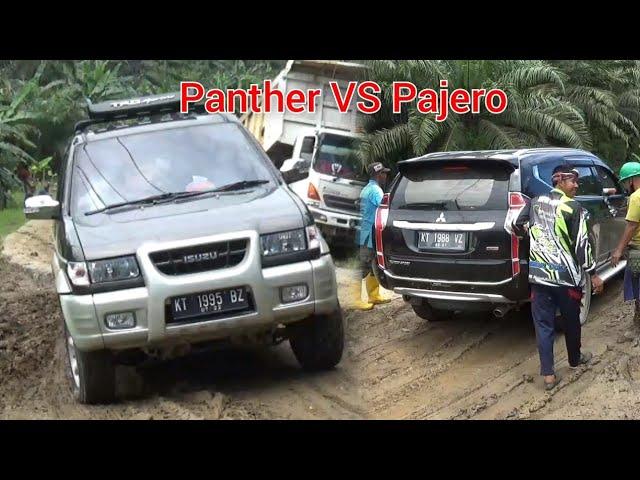 Menang Mahal Pajero Dakar Nyangkut dan Dicundangi Panther saat Melewati Tanjakan Licin