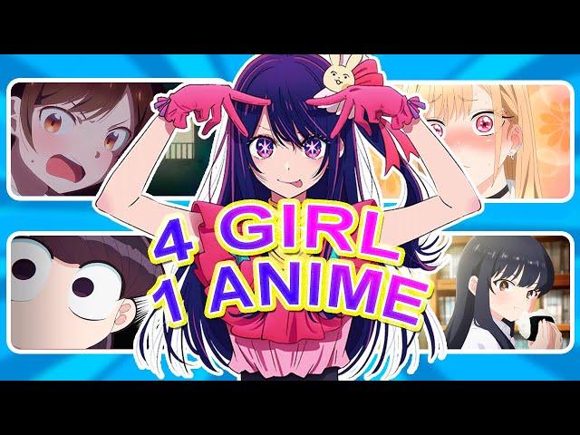 Guess the Anime by 4 Girls | 4 Pictures 1 Word 