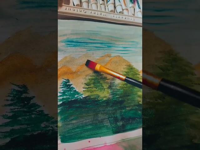 @_RAJNI'S__CREATION1482__#simple nature drawing#painting️#song#mood#️🪄ytshorts,