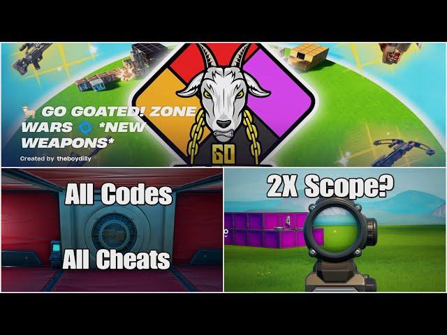 All Cheats and Codes in Go Goated Zone Wars!