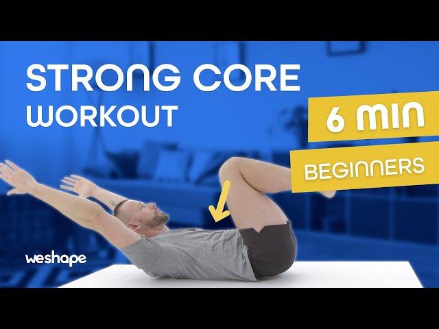 6 Minute core workout for beginners