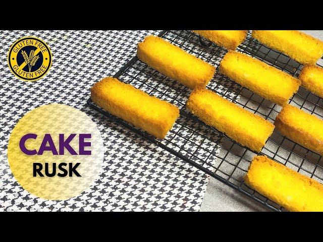 Rice Flour Cake Rusk Recipe | Gluten Free Recipes by Zaiqa Gluten Free