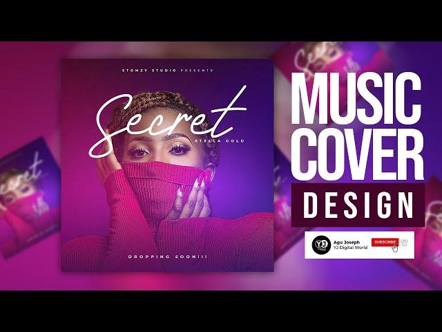 How to design a music cover art tutorial | Photoshop