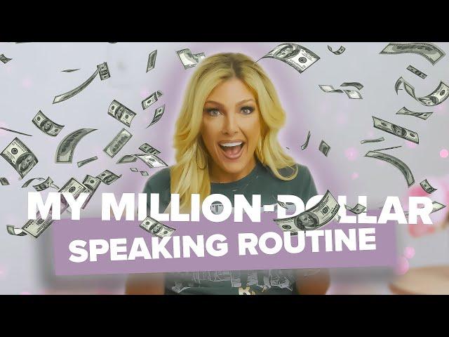 My Million Dollar Speech Secrets Revealed!