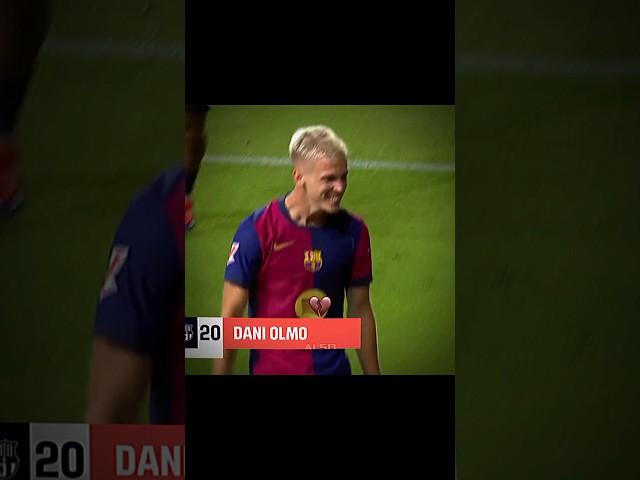 Dani Olmo's first goal at Barcelona ️‍🩹  #football #edit #trend #trending #barcelona #olmo #shorts