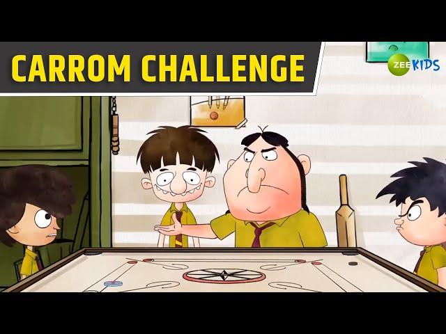 Carrom Challenge | Badrinath and Budhdeb | Comedy Cartoon | Hindi Cartoon | Zee Kids