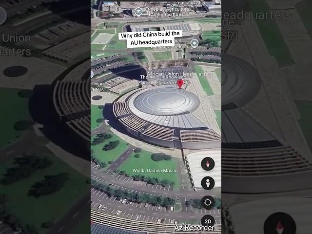 Why did China build the AU headquarters?