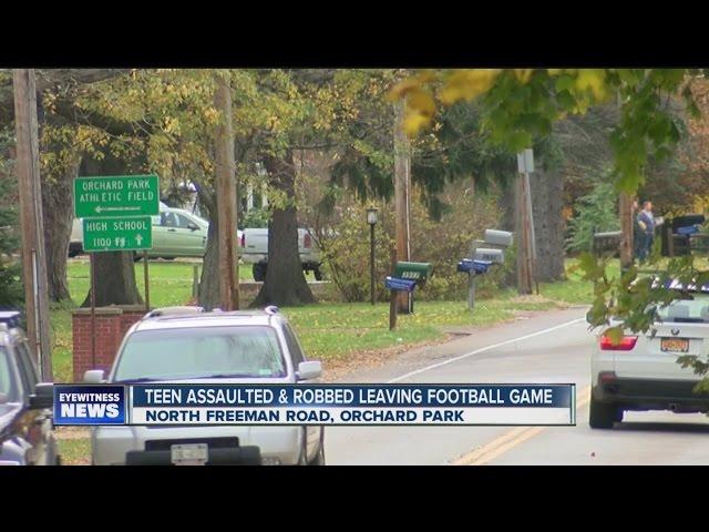 Teen assaulted, robbed leaving Orchard Park football game