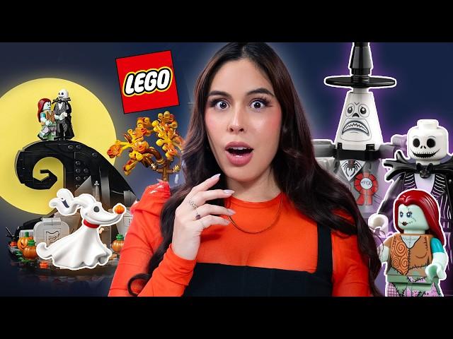 Building the Nightmare Before Christmas LEGO set and chill