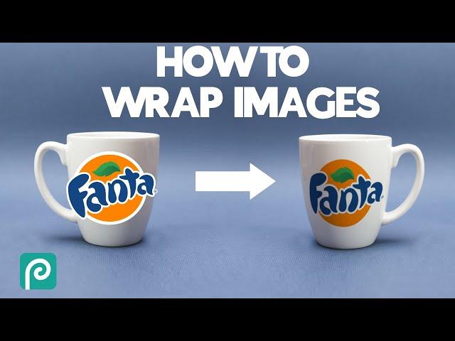 How to wrap images around objects in Photopea