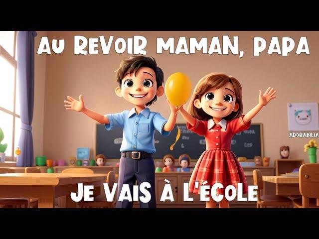 Aller à l'école,c'est plus facile avec une chanson #rentrée #enfants #maternelle #maman #papa #ecole