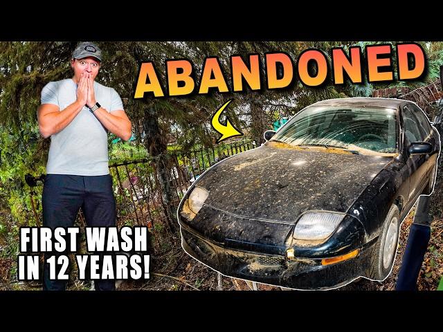 Cleaning The DIRTIEST Abandoned Car From The 90's!!