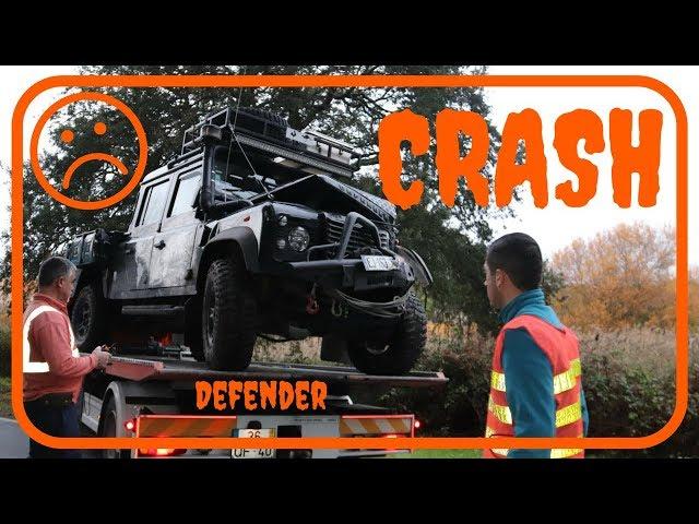 WE CRASHED HEAD ON INTO A TRUCK ! (Ep17 Overlanding Defender GrizzlyNbear)