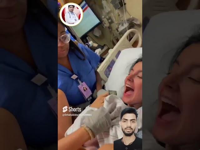 mother painful delivery newborn twins baby ! pain can't explain #shorts #ytshorts #trending #mbbs