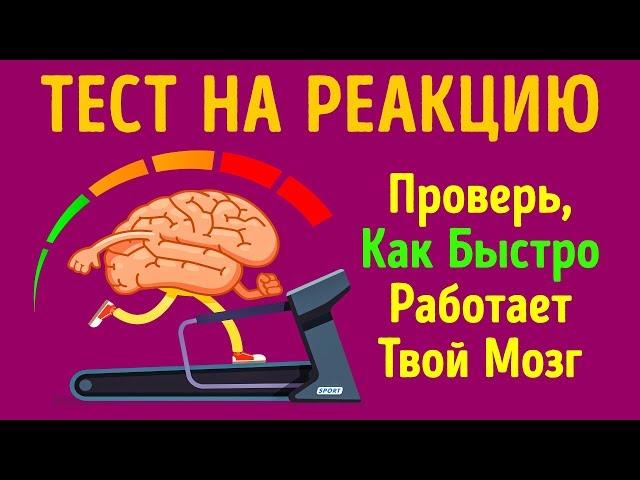 Тест на Скорость Реакции, Или Как Быстро Работает Ваш Мозг