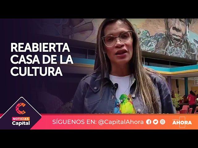 Csa de la cultura en Ciudad Bolívar fue reabierta