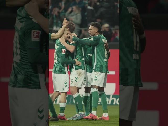 ERSTER HEIMSIEG!  #bundesliga #werderbremen #football