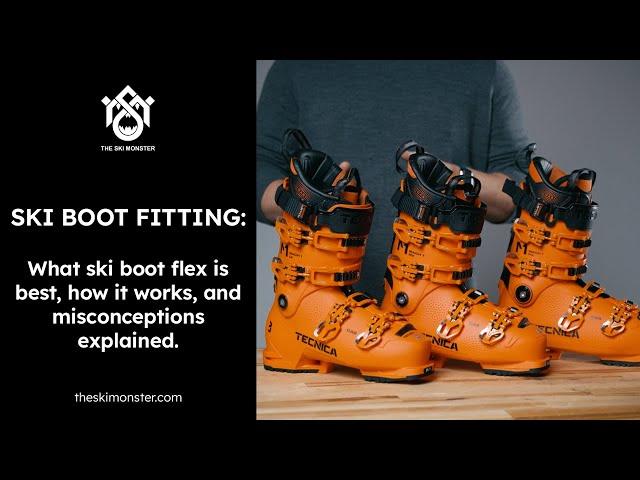 What ski boot flex is best, how it works, and misconceptions explained.