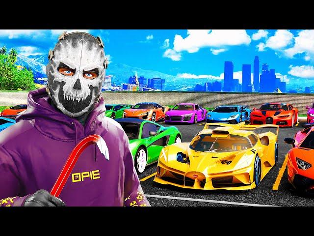 I Stole 100 Cars in GTA 5 RP