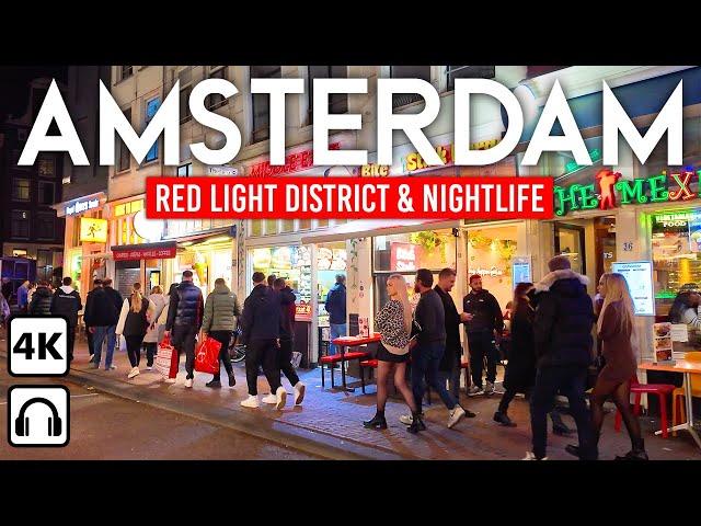 Enjoy Amsterdam's Nightlife  4K Walking Tour | Best Spots like a LOCAL!