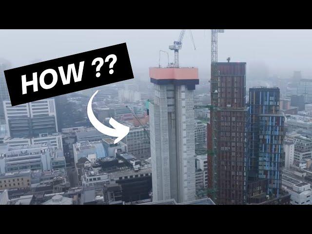  Engineering Marvel - Top-Down Construction & Slipform Innovations in London! ️