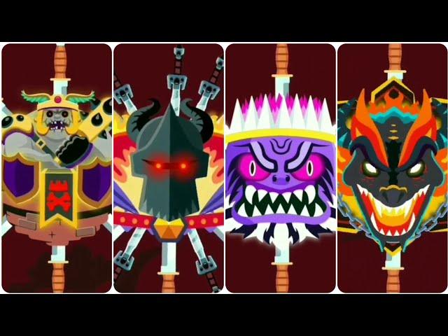 Knife Hit ALL KINGDOM Challenges Bosses || Knife Hit ||