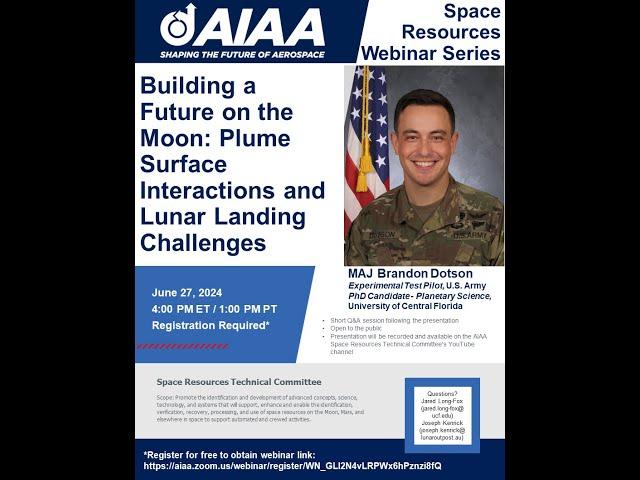 AIAA Space Resources Webinar - June 2024