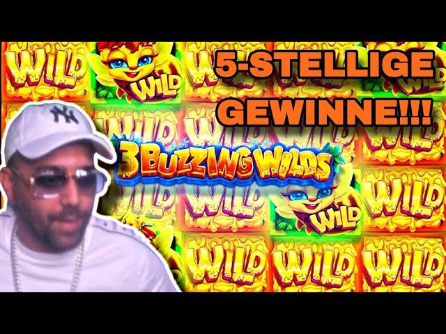  3 BUZZING WILDS MEGA WIN!! || Al Gear Kick Highlights