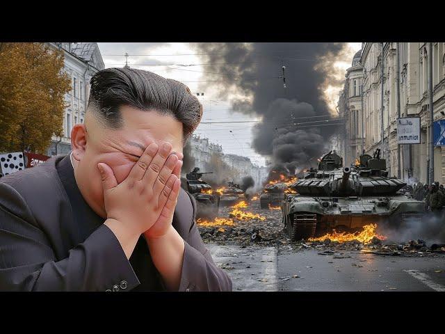 3 MINUTES AGO! North Korean Tank Convoy DESTROYED by Ukrainian AT Guided missile