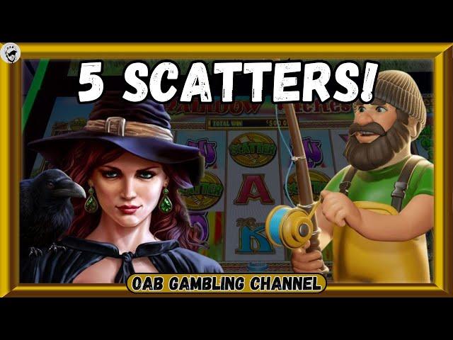 Big Bass Fishing, Rich Witch, Fortune Fishing & A Cheeky 5 Scatter JACKPOT!