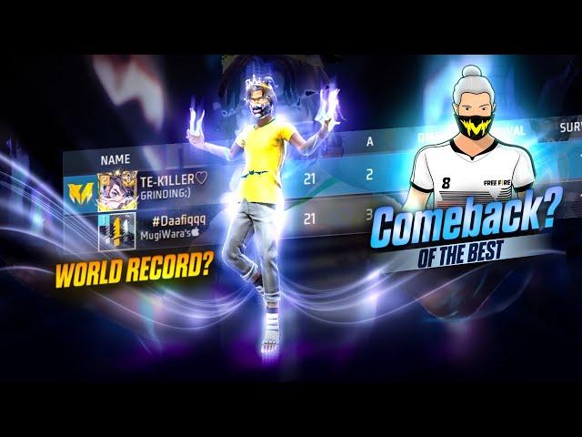 KILLER FF AND DAAFIQ FF BEST DYNAMIC DUO  COMEBACK️||  42 KILLS WORLD RECORD IN FULL MAP 