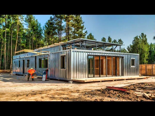 They Are Building A Prefabricated K-House - The Fastest Prefab Build You'll See