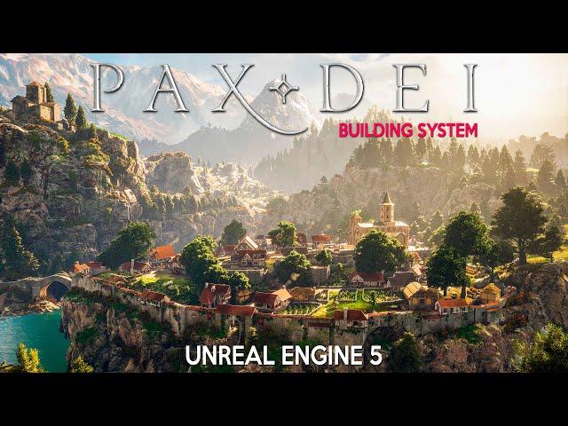 NEW GAMEPLAY Pax Dei | Building System with ULTRA REALISTIC GRAPHICS in Unreal Engine 5 HD 4K 2023