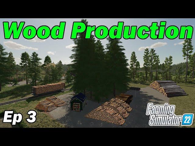 Wood Production at Full Speed! - Rebuilding Silverrun Forest - Ep 3