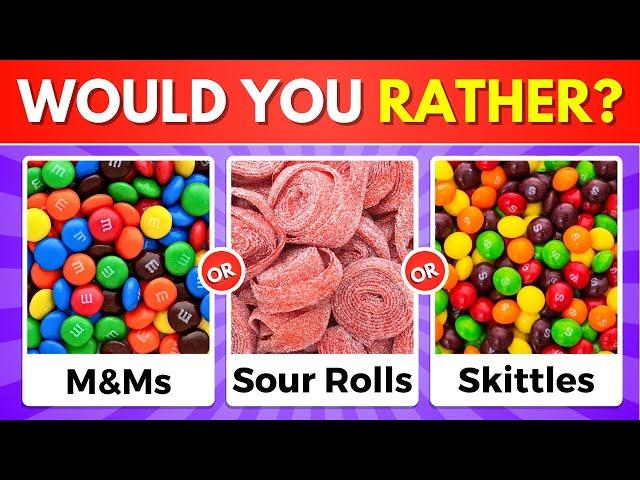 Would You Rather Sweets and Desserts Edition  Mind Joggers Quiz