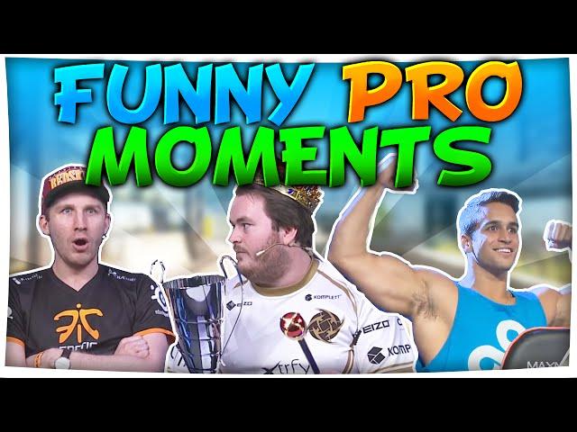 CS:GO - FUNNIEST PRO MOMENTS #1 FT. pashaBiceps, ScreaM, friberg & More!