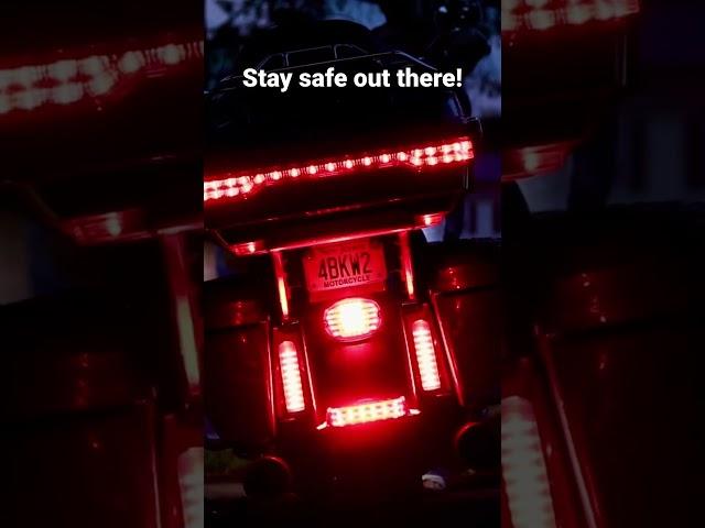 Best motorcycle lighting from @customdynamics magic strobe