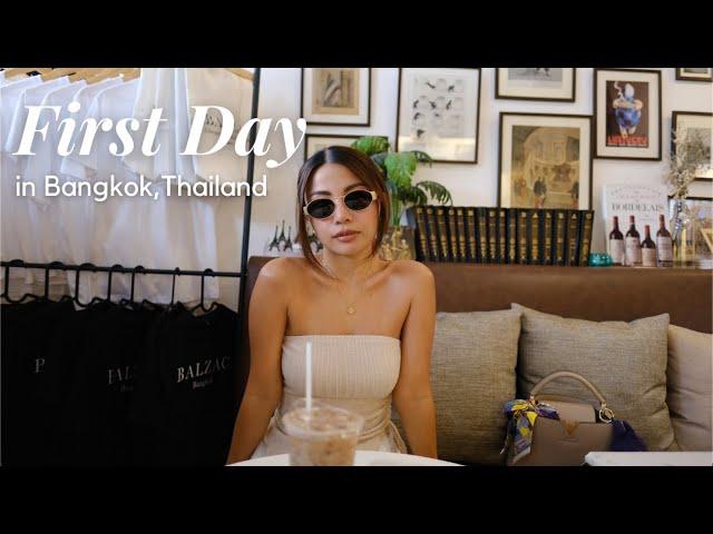 FIRST Day in Bangkok Thailand | We Found the CUTEST Cafe and Budget Hotel | Doing Errands B4 Trip