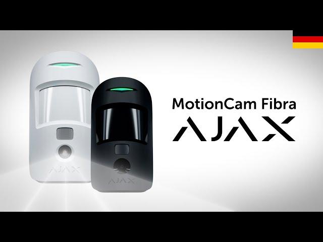 AJAX MotionCam Fibra | Verkabelter Bewegungsdetektor mit Fotoüberprüfung